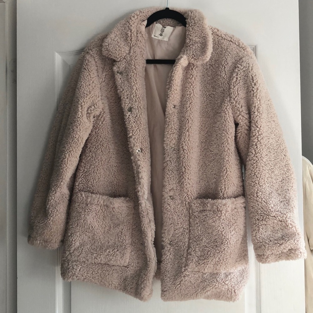 Teddy bear creamy beige coat